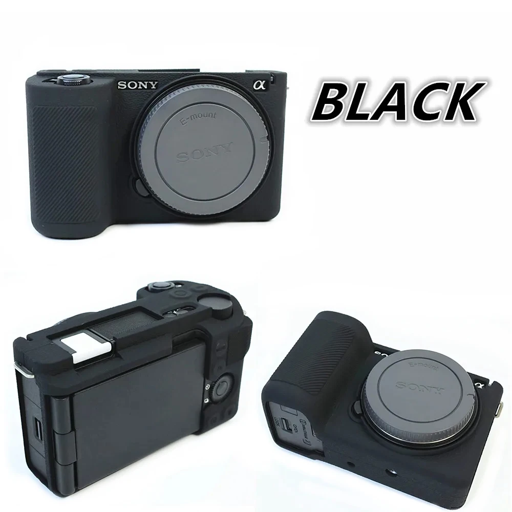 ZVE10II ZVE10 ZV1 ZV1M2 ZV1F Soft Silicone Armor Skin Case Camera Bag Body Cover Protective Casing for SONY ZV-E10 Mark II  ZV-1