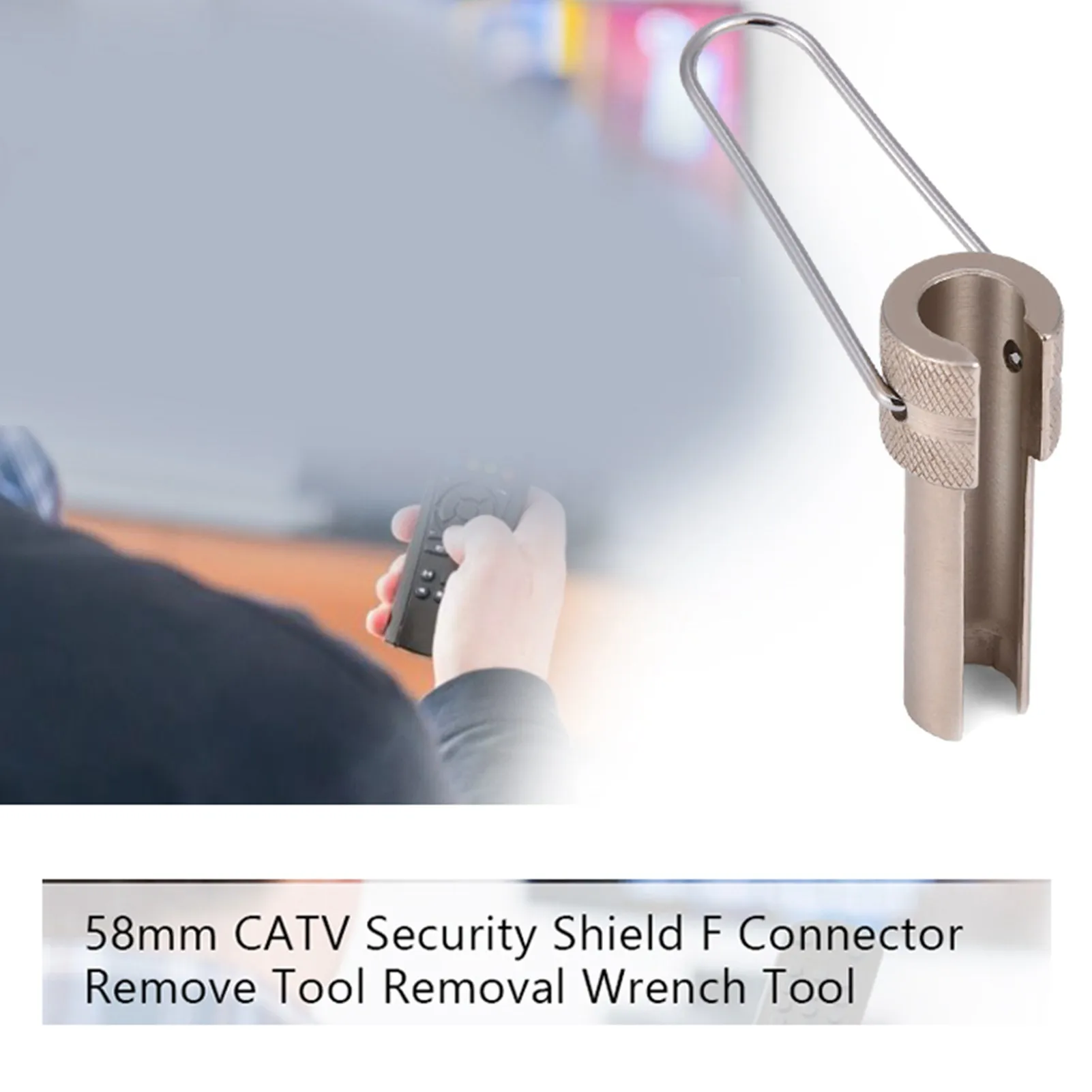 catv security  tool 58mm CATV Security  F Connector Remove Tool for RG6 RG59 RG11 Coaxial Cable catv security tool