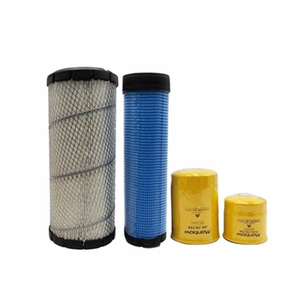 For Kubota KX151 KX155 KX161 KX183 KX185 Oil Diesel Air Filter Complete Set Excavator Parts