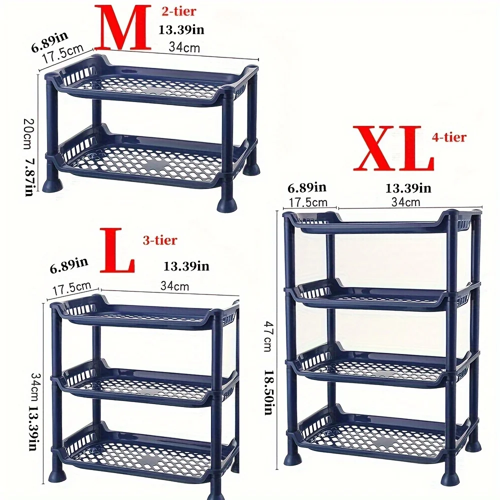 Plastic Bathroom Vanity Countertop Organizer Shelf Multi-Layered Makeup Cosmetic Toiletries Storage Tray  Accessorie Toilet Tool