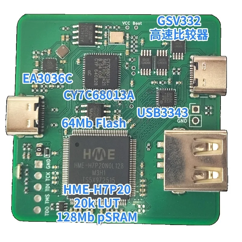 480Mbps USB Signal Detector FPGA Core Data Sniffer Tool Support Open Source Signal Analysis Program