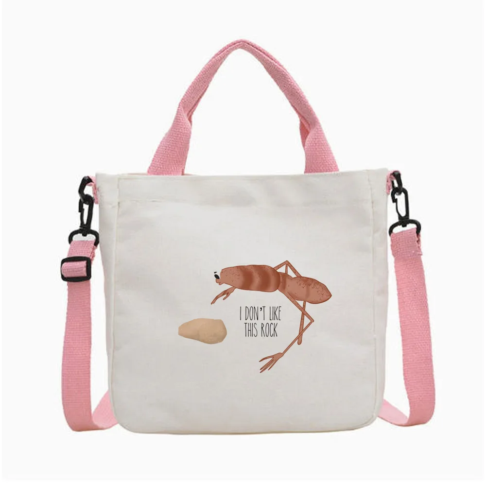 Marcus the Worm tote bag shoulder  y2k totebag bolsas de tela einkaufstasche femme