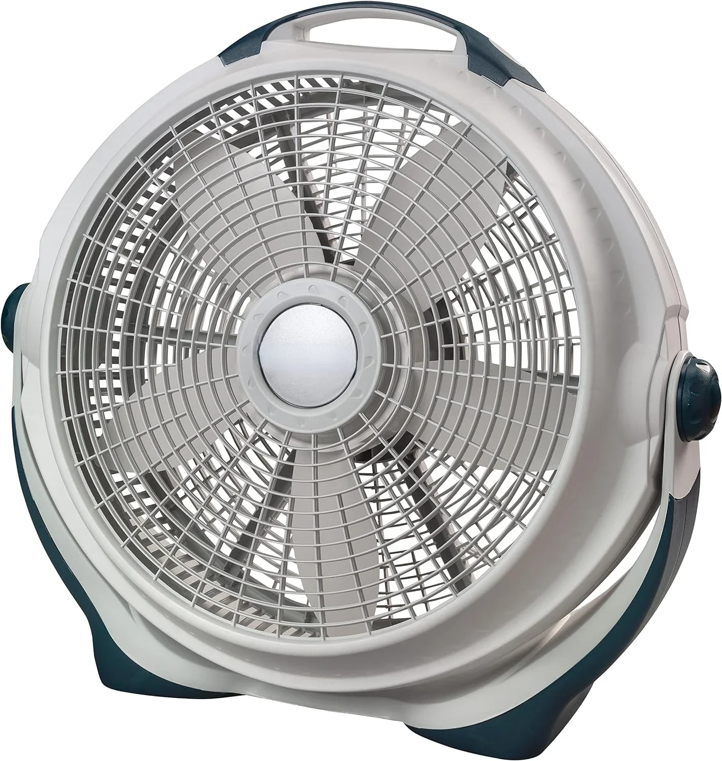 

Powerful White 20" Wind Machine Floor Fan with 3 Speeds and Pivoting Head for Cooling Large Spaces up to 3300 square feet