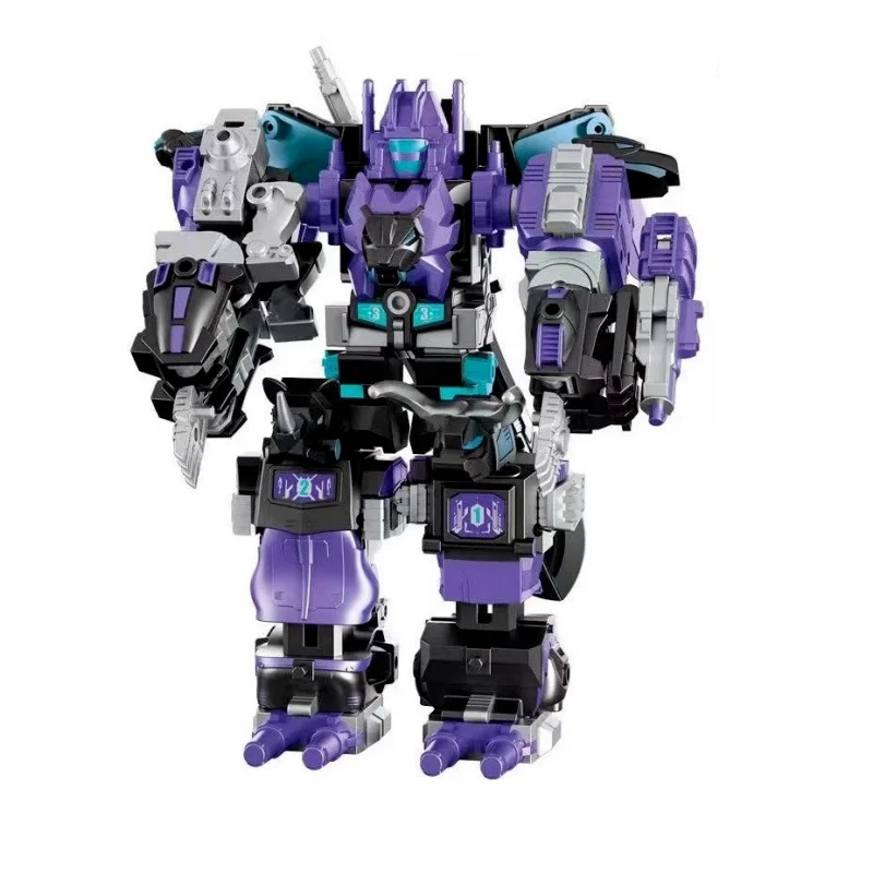 In Voorraad TENGYANG Dark Mechanical Beast Robot Transformatie 21 CM 5 IN 1 Predacons Predaking Action Figure Kind speelgoed Gift