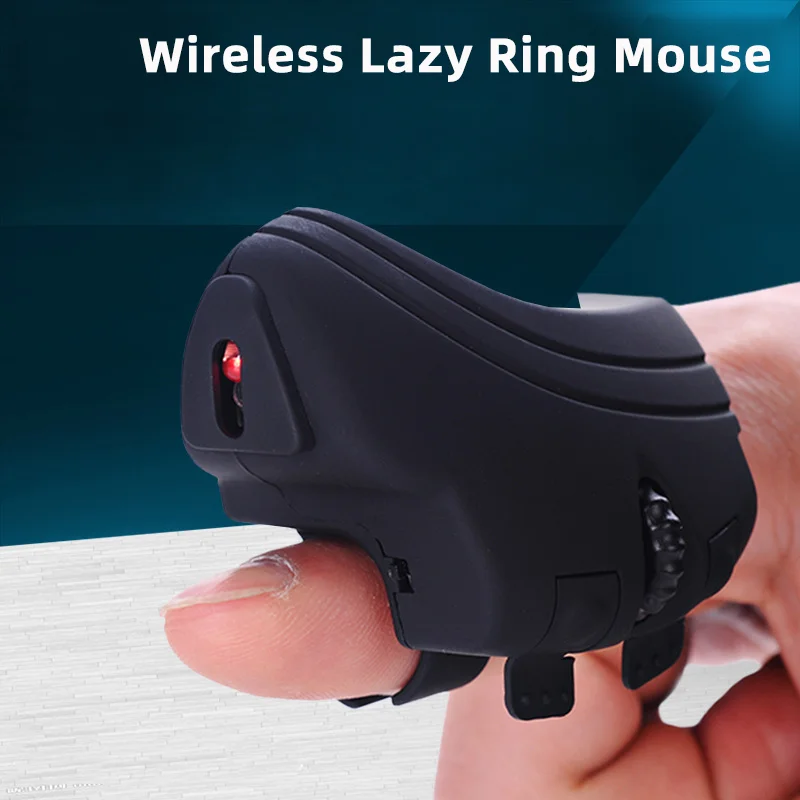

Wireless Finger Mouse Creative Lazy Mause Rechargeable Compact and Portable Meeting Office Use Bluetooth or 2.4G Version