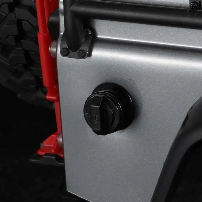 

Filled rubber tank cap for 1/10 RC tracked vehicle TRX4 TRX-4 T4 car shell simulation decoration upgrade parts