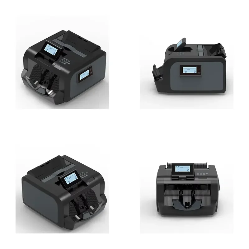 Banknote Currency Money Bill Note Counter Counting Machine with Dual/two/double LCD Display