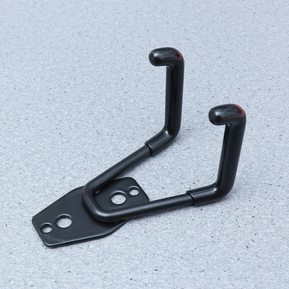 

Metal Storage Hooks Heavy Duty Wall Mount Hanging Hooks for Garage Garden Black Iron Racks Durability Strong Capacity
