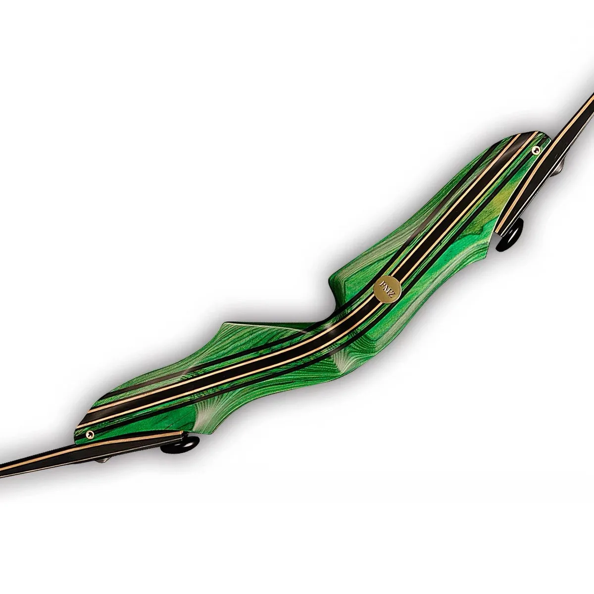 16inch Bow Riser ILF  Adults Youth Beginners, Precious Maple Practice Competition Longbow Right Hand Archery