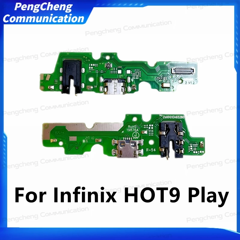 

10pcs For Infinix HOT9 Play Charging board Charging flex Charger flex mobile phone Parts Flex Cable