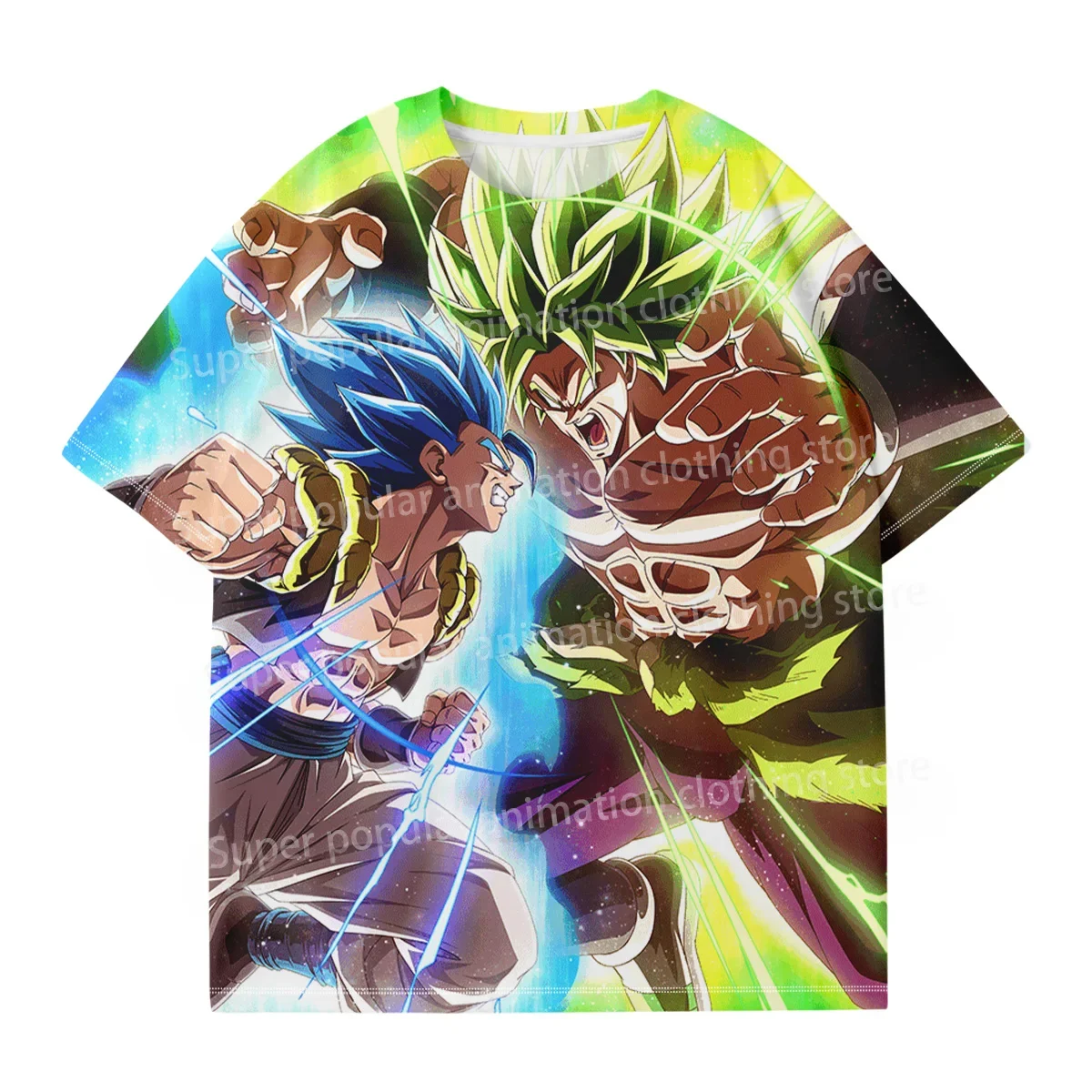 2025, Sommeranimation Vegeta Friza Sun Wukong 3D-Digitaldruck, schnell trocknendes T-Shirt für Erwachsene und Kinder, modisches Top, lässig, Y2K