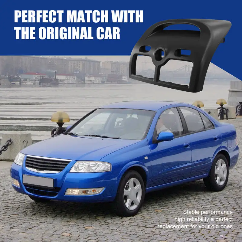 Car Dashboard Middle Air Conditioning Outlet Frame A/C Panel Cover 6825095F0F For Nissan Almera Classic 2006-2013