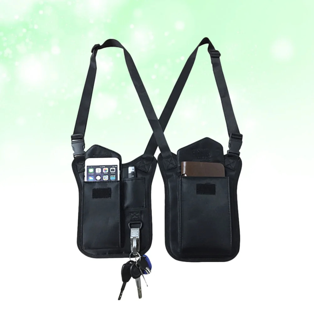 

Tactical Bag Armpit Case Hidden Underarm Shoulder Close-fitting Nylon Key Black