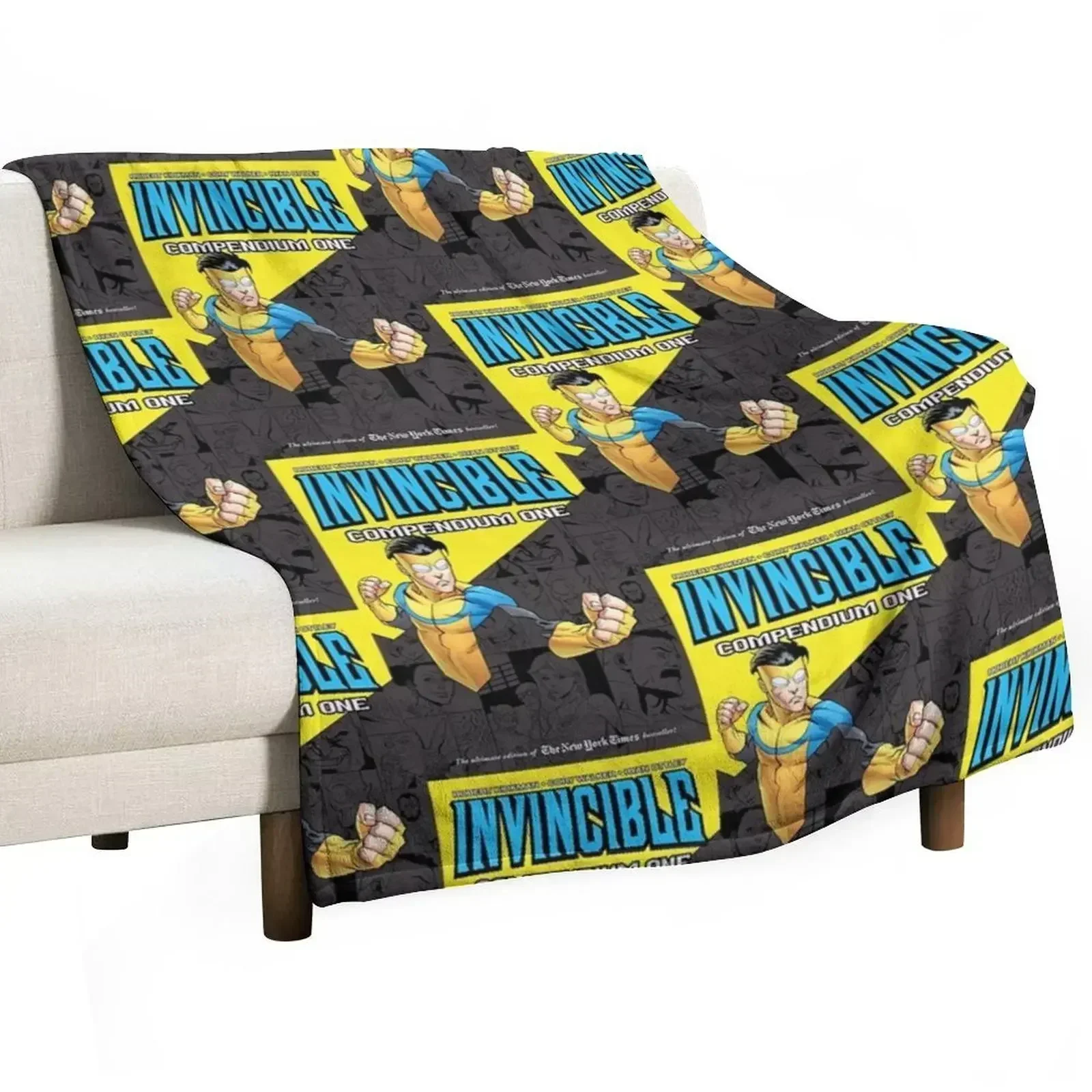 invincible cover Throw Blanket Bed linens bed plaid Blankets