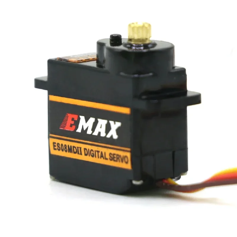 EMAX ES08MD II Mini Digital Servo 13g High‑Speed Metal Gear Servo for FPV RC Airplane Fixed‑Wing RC Model DIY Parts Gift