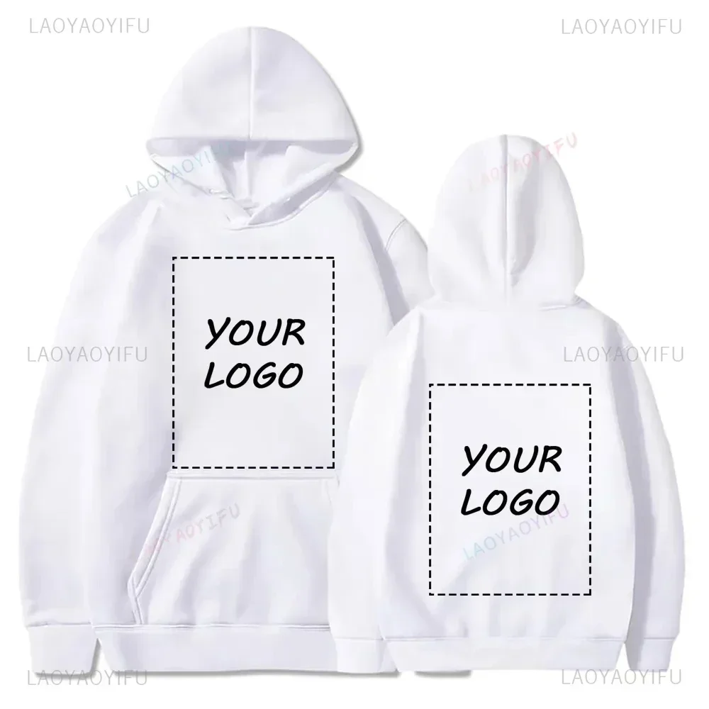 2024 Student Casual Custom Printed Text DIY Hoodie Customized Logo Personalized Hoody Custom Hoodies Text Logo Sweatshirt