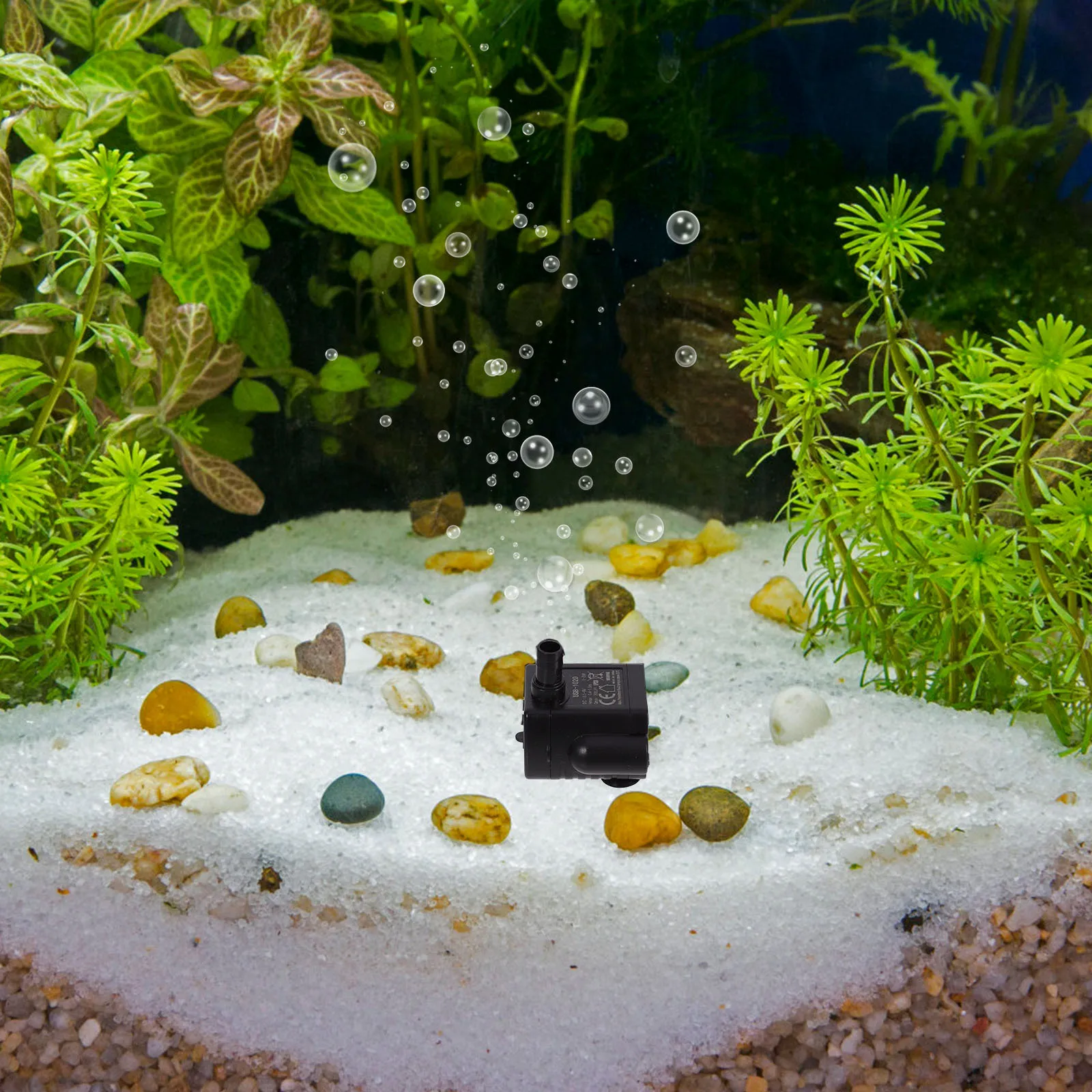 

2Pcs Compact Submersible Water Pump USB Operated for Aquarium Pond Fountain Low Noise Reliable Performance Ideal for Small