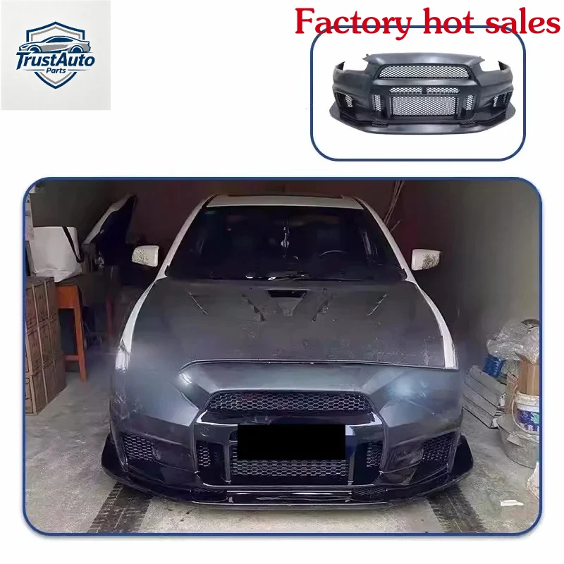 

TrustAuto Parts Store High SalesUnpainted Modified Front Bumper Surround Lancer-Ex Car Accsori