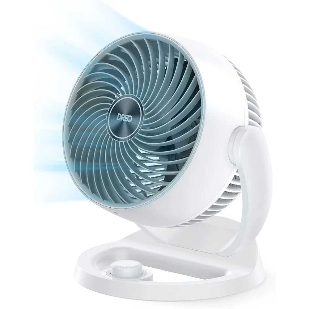 HAOYUNMA  Fans for Home Bedroom, Table Air Circulator Fan for Whole Room, 12 Inch, 70ft Strong Airflow, 120° Adjustable Tilt