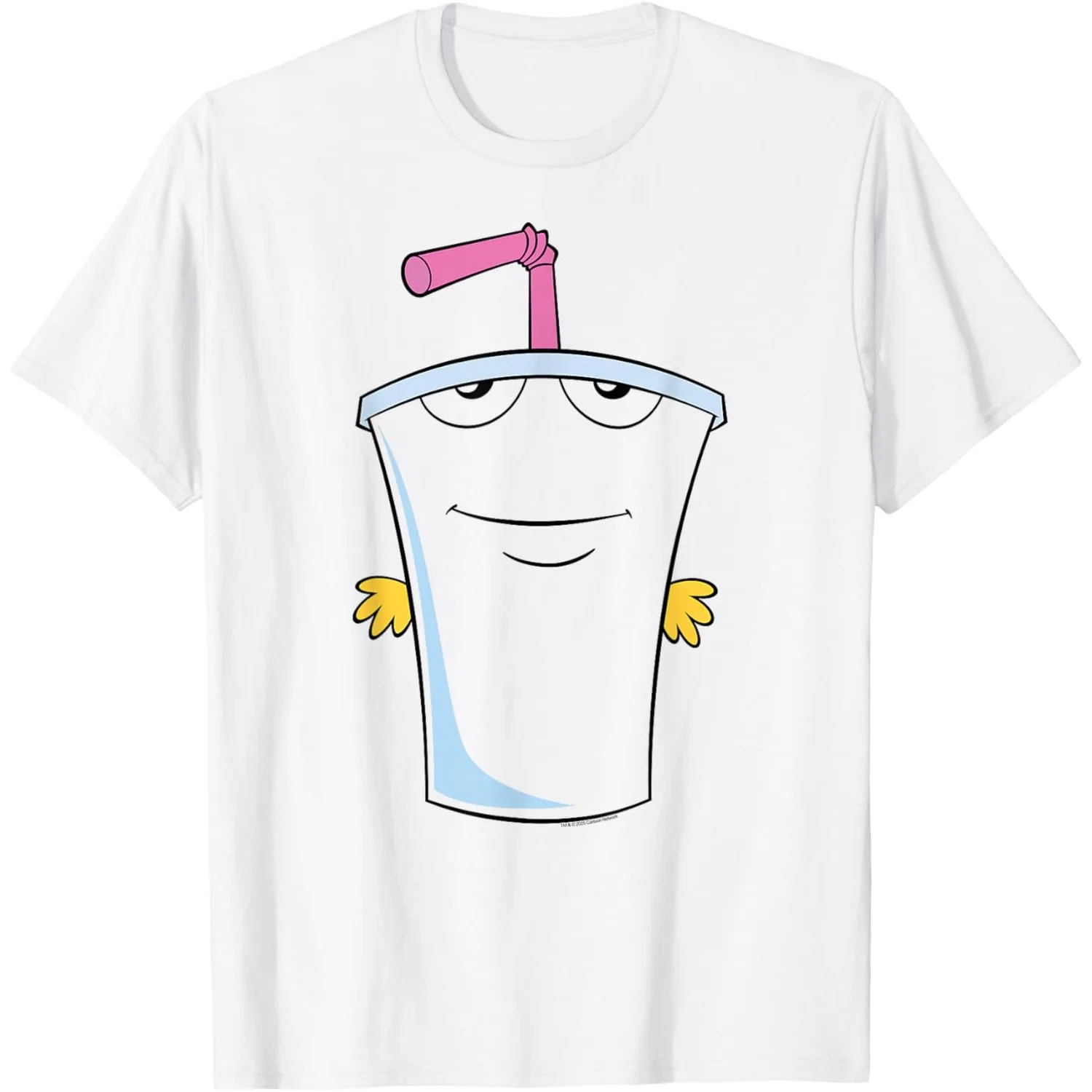 Master Shake Big Face Aqua Teen Graphic Tee Cotton Crewneck Short Sleeve T-Shirt for Men