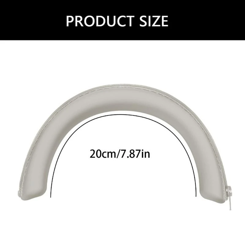 Atmungsaktives Silikonkopf-Kopfband-Schutzschutzkopfhülle für WH-1000xm6 über Ohrkopfhörern