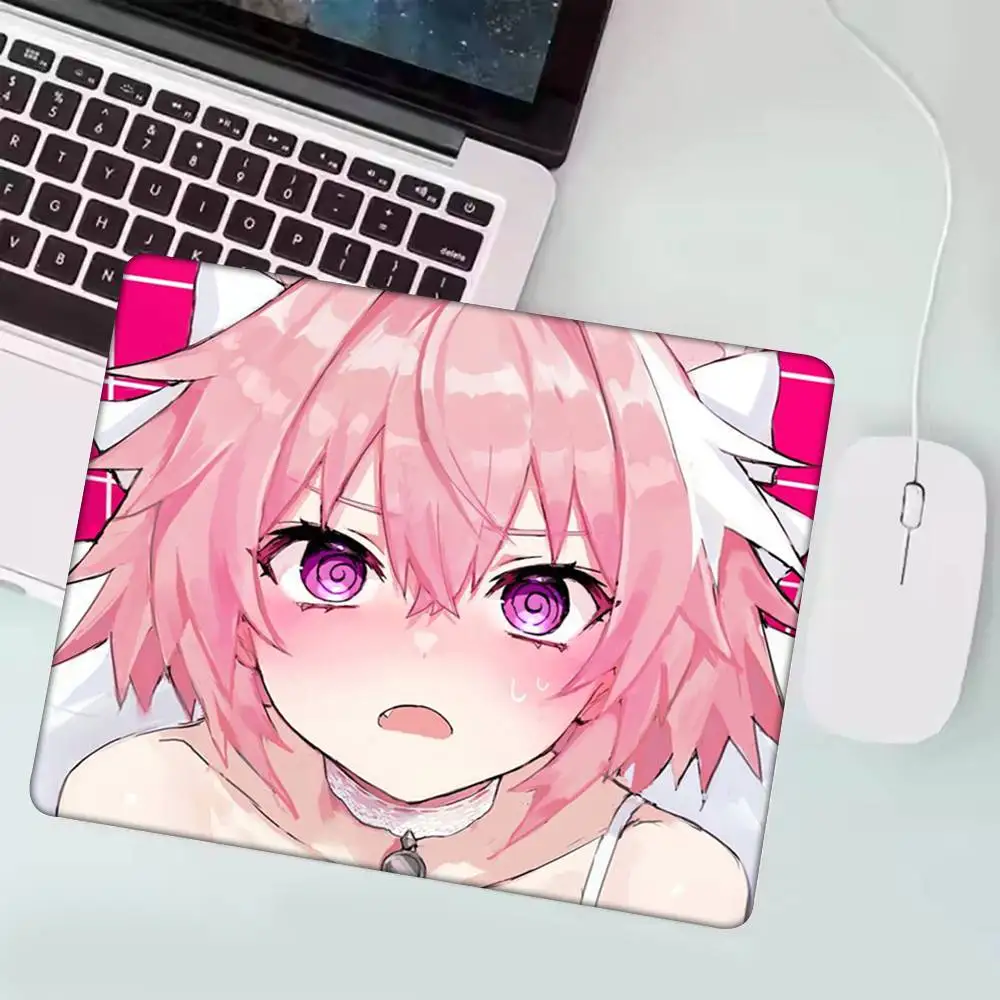

Astolfo Animated Game F-fate G-grand O-order Mousepad Small LockEdge For Gamers Computer Desk Pad Rectangular Anti-slip Rubber