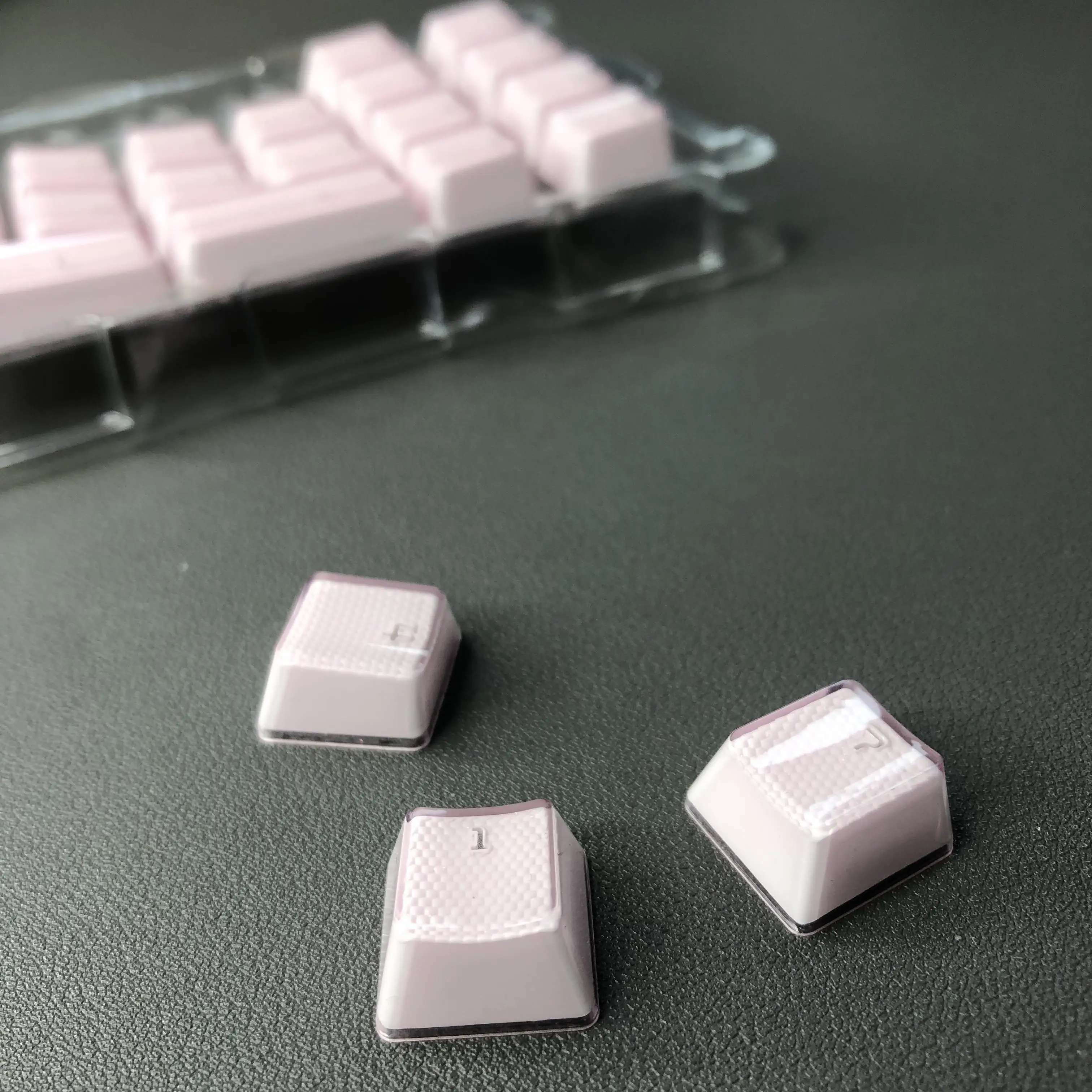 Crystal keycap digital keypad pad21 key OEM light transmission adapter