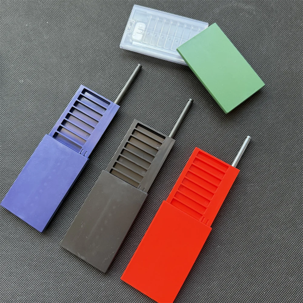 Acrylic Smoking Storage Box with Sild Lid Aluminum Straw Portable Size Cigarette Wallet Rolling Tobacco Case