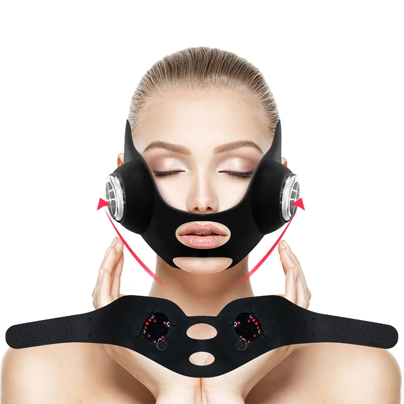 

Popular Handheld EMS Face Lifting Massager Double Chin Remover with Vibration for Face Shaping Made of Durable Plastic