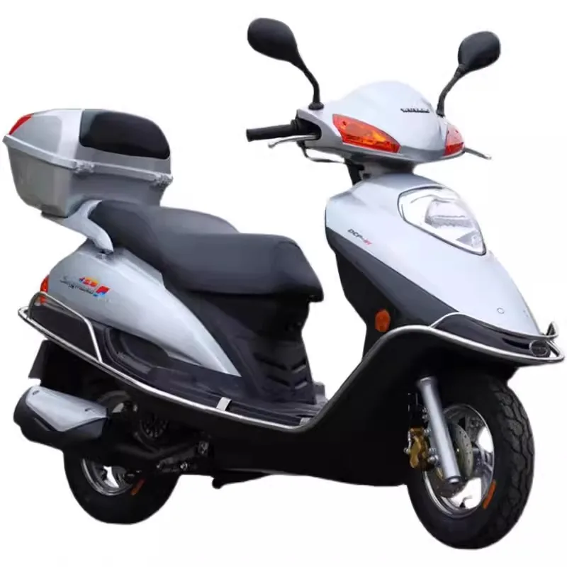 Scooter, fuel powered motorcycle, electronic fuel injection delivery vehicle, 125 pedals