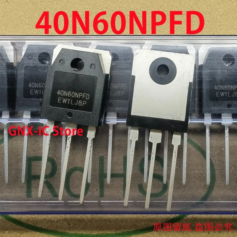 

10PCS - 50PCS Lot 100% Real Original New 40N60 40N60NPFD TO-3P IGBT 40A 600V Transistor Mosfet