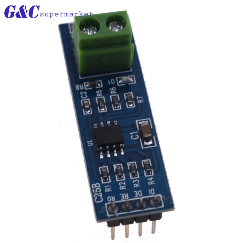 5PCS MAX485 Module RS-485 TTL Turn To RS485 MAX485CSA Converter Module For Arduino Microcontroller MCU Development Accessories