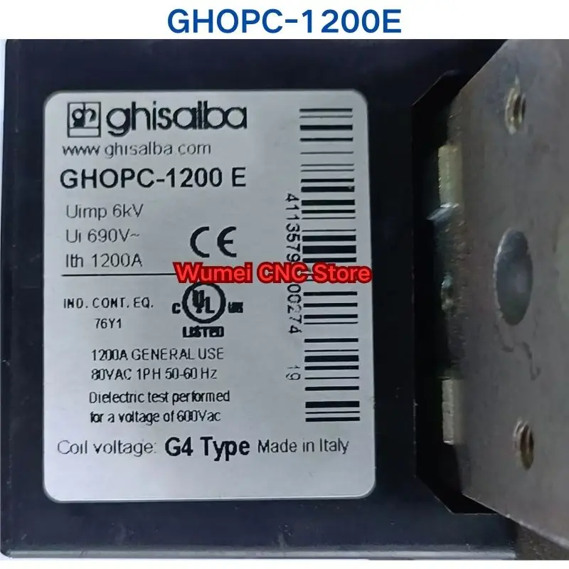 Second-hand test OK Ghisalba Contactor  GHOPC-1200E