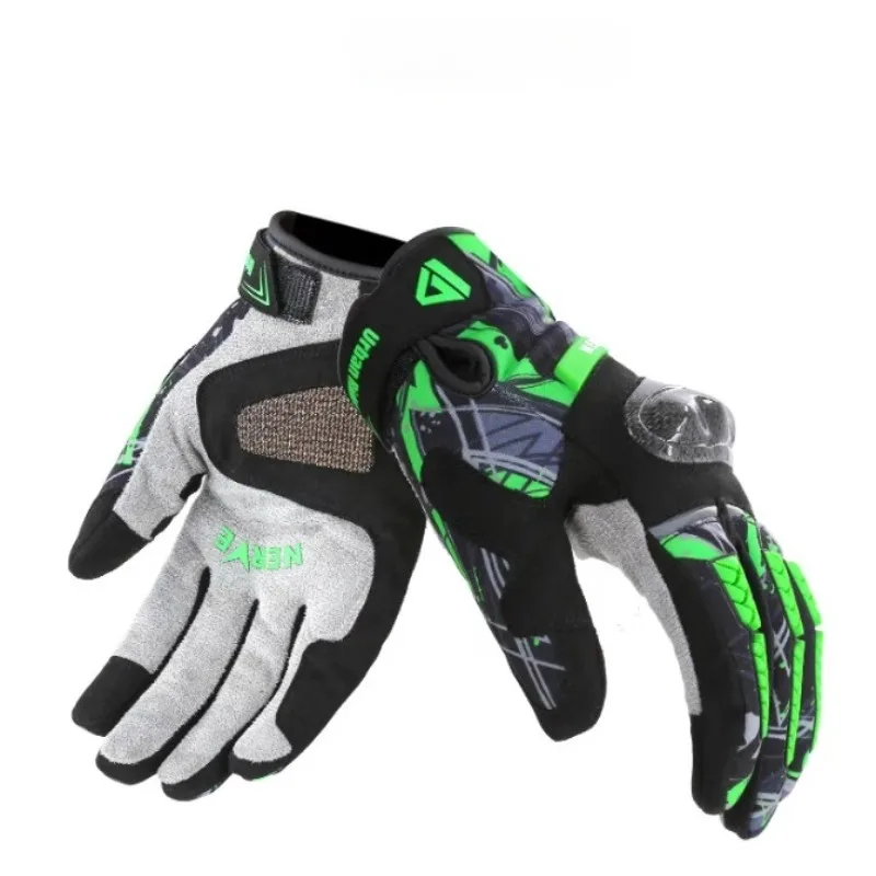 

KQ1058 NERVE Gloves Winter Motorcycle Riding Protective Gear Carbon Fiber Summer Motorcycle Gloves Touch Screen