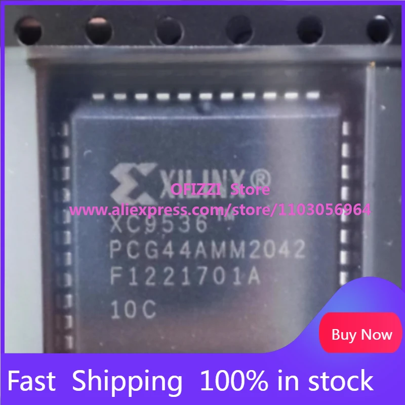 10pcs/Lot XC9536PC44-10C XC9536PC44 XC9536 XC9536-10PC44c XC9536PC44-15C PLCC44 In Stock