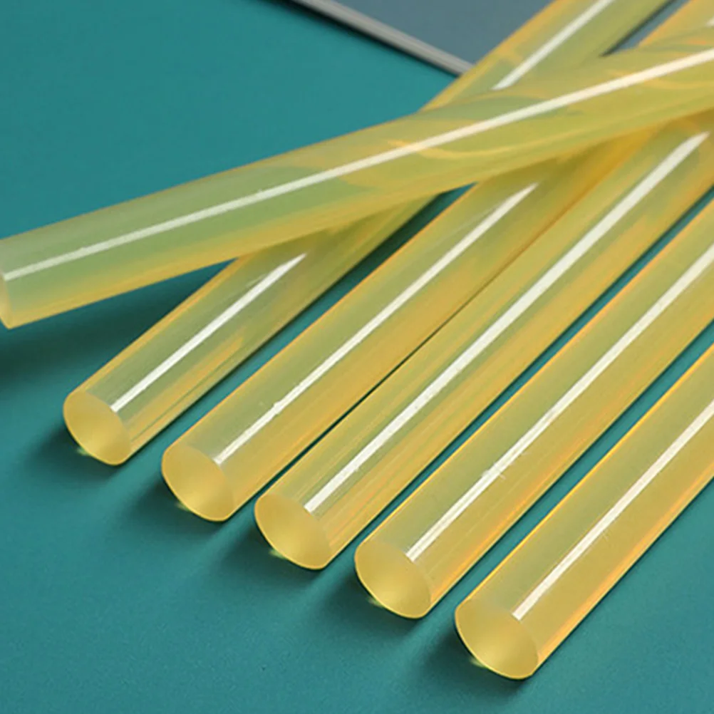 

Hot Melt Adhesive Glue Sticks 11mmx300mm Yellow High Strength DIY Crafts Supplies Portable Convenient Glue Rods for Home Repair