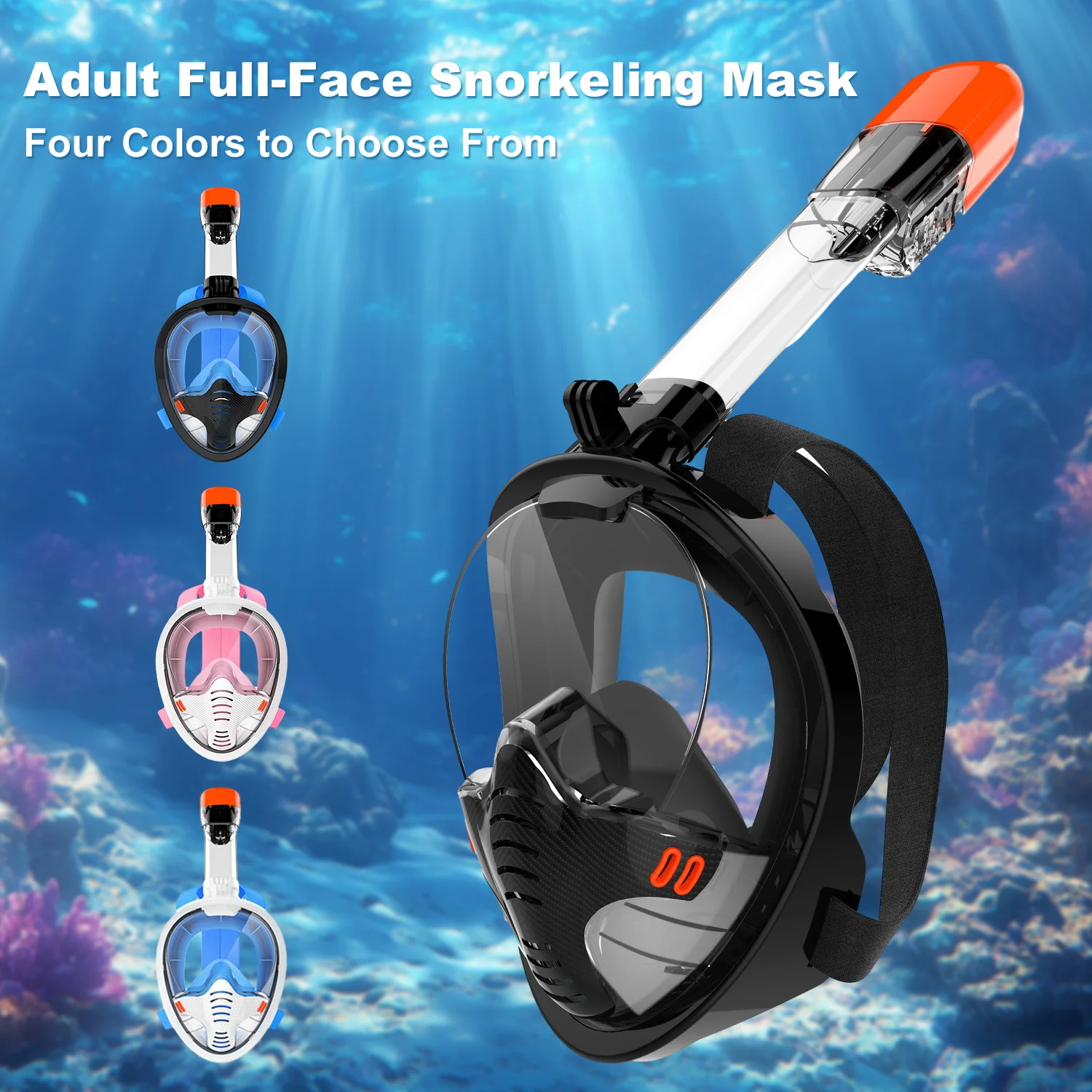 수중 스쿠버 안티 포그 풀페이스 다이빙 마스크 드라이 스노클링 호흡 마스크 안전 방수 수영 장비 성인용