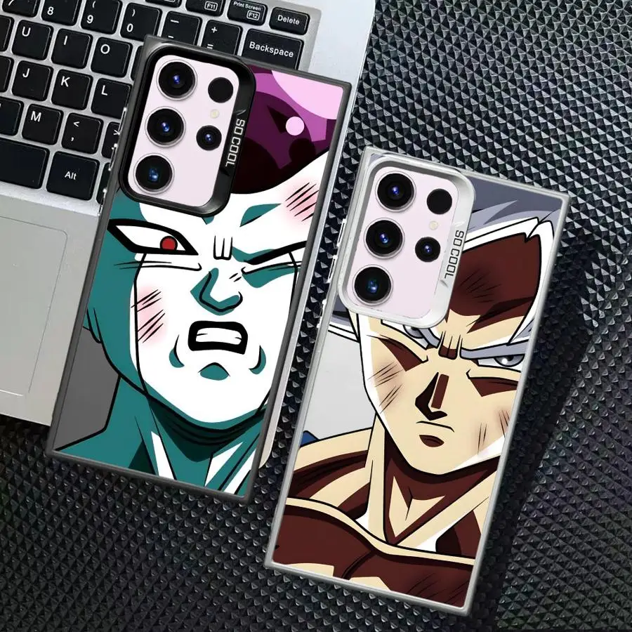 

Case for Samsung Galaxy S24 FE S22 Ultra S21 S25 S23 Note 20 Ultra S25Plus S20 FE S24Ultra Soft Cover Son Goku Vs Frieza