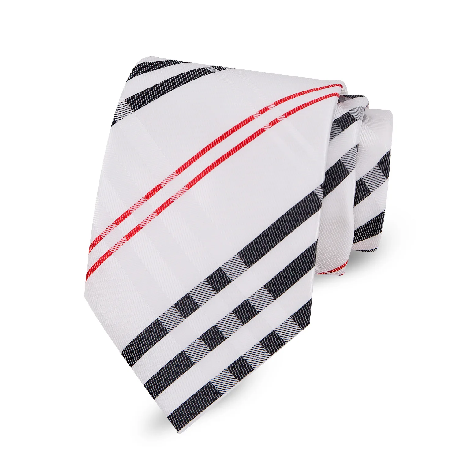 Fashion Woven Striped Ties For Men Skinny Men Neck Tie For Wedding Casual Plaid Neckties Suits Slim Plaid Neck Ties Gravatas