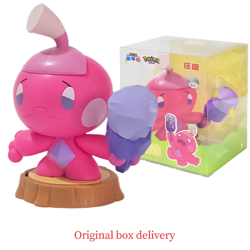 Echte 9-11cm Pokémon Figuur Pikachu Gengar Cubone Tinkatink Pocket Monster Collectible Actiefiguur Speelgoed Auto Ornament Pop