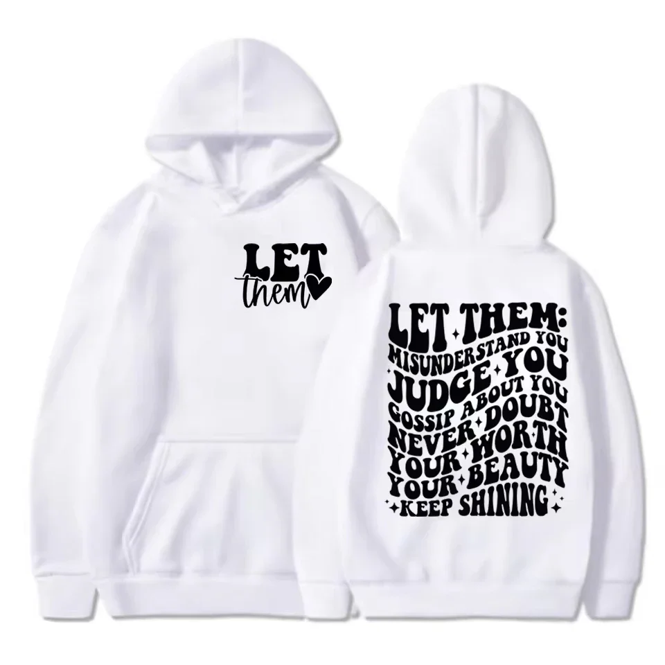 

Autumn and Winter Men's Women's Long Sleeve Hoodies Sports Fitness Sweatshirts Fashionable Casual Pullovers Street Trend Top