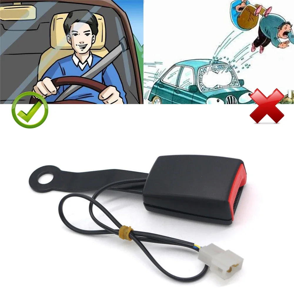 Kunci sabuk pengaman kursi depan mobil, Aksesori Interior mobil Universal gesper kunci soket konektor 1 buah