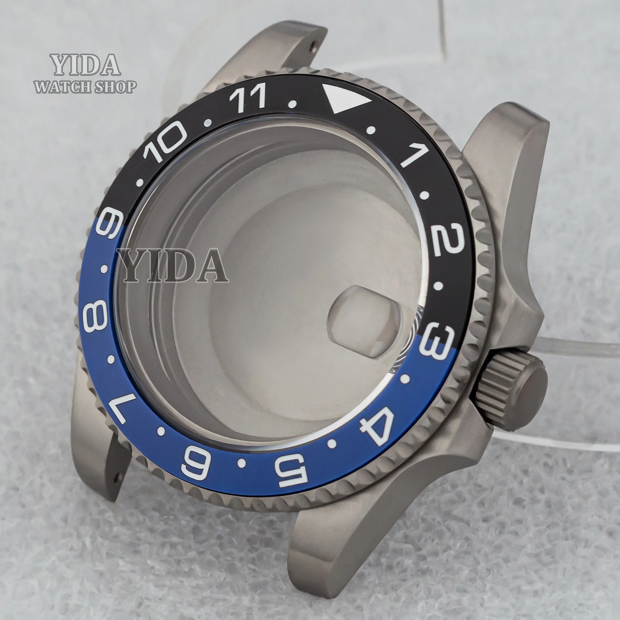 40mm NH35 Titanium Watch Case 10ATM Waterproof Case for NH35 NH36 SUB GMT NH35 Titanium Mod Watch Accessories Parts Repair Tools