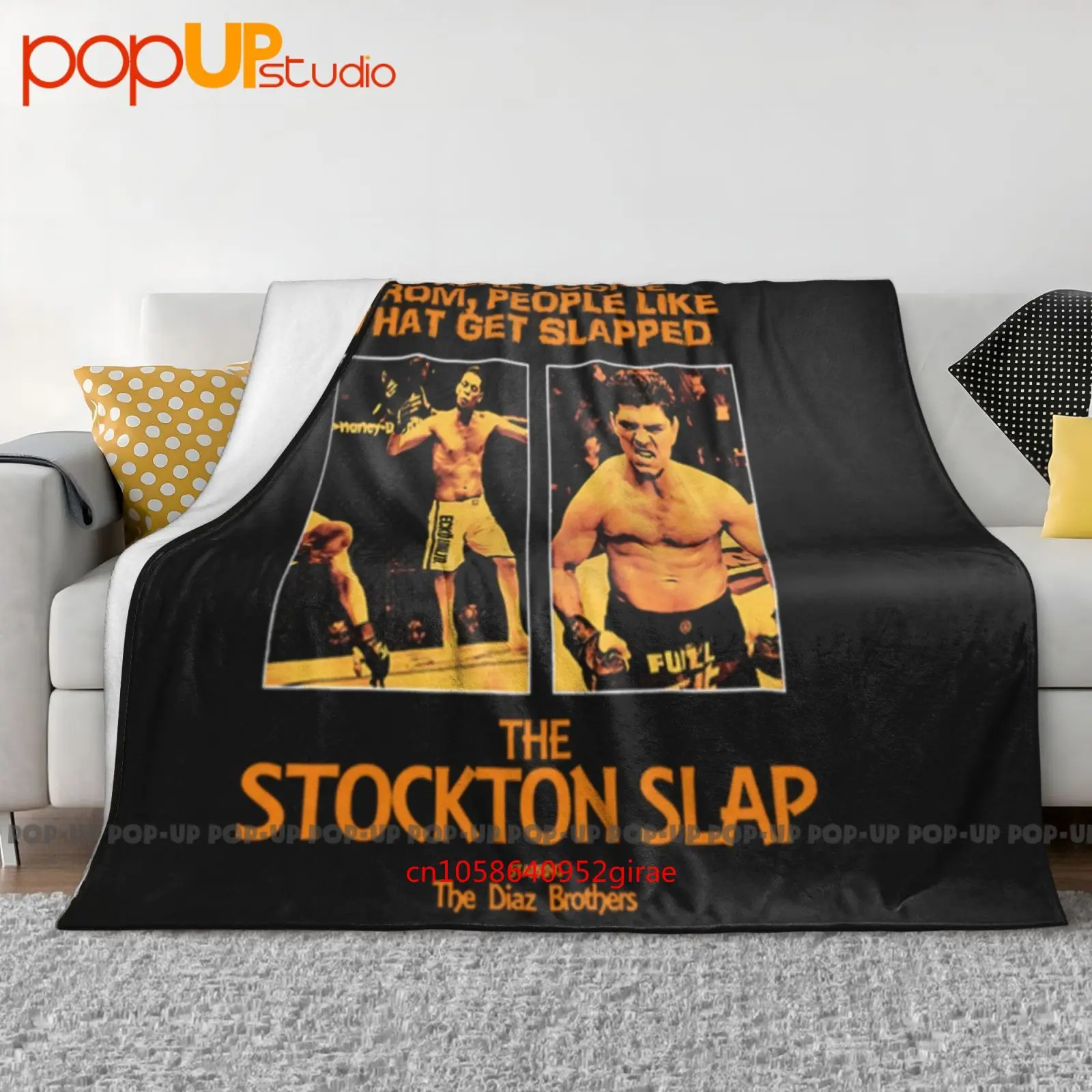 Nick Diaz, Nate Diaz - The Stockton Slap 26 Ultra-Soft Blanket Quilt Winter Sofa Cover Bed Covers