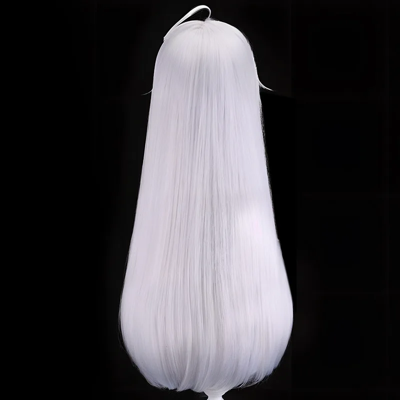 Witch's Journey – Irena Anime Cosplay Perücke Hauptweiblicher Charakter gewölbte Kopfhaut Silber Farbverlaufsmischung