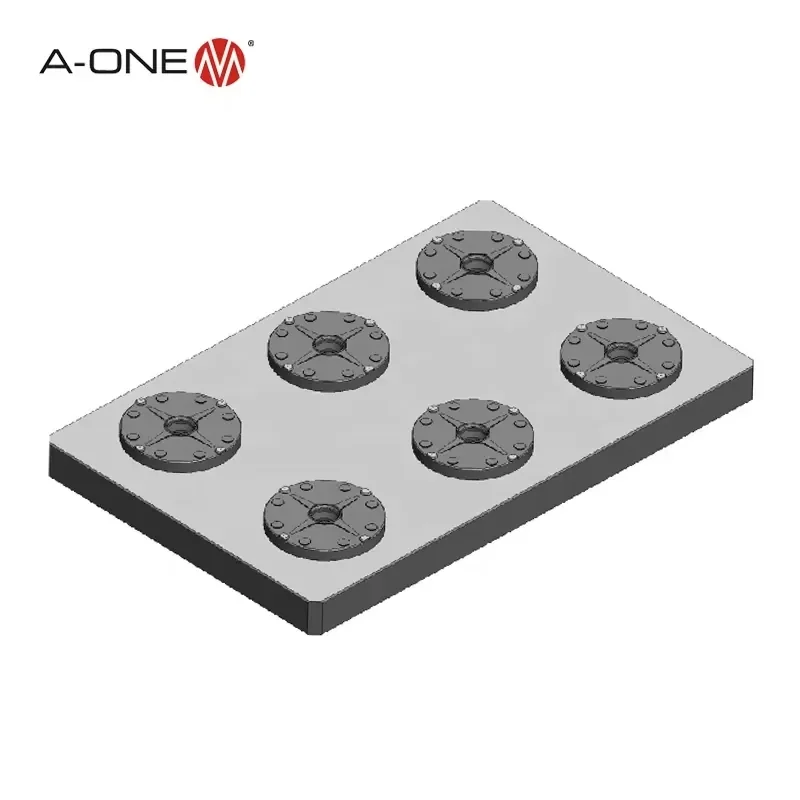 A-One Mts System CNC Machininmg Use Six Head Zero Point Pneumatic Chuck 3A-110120