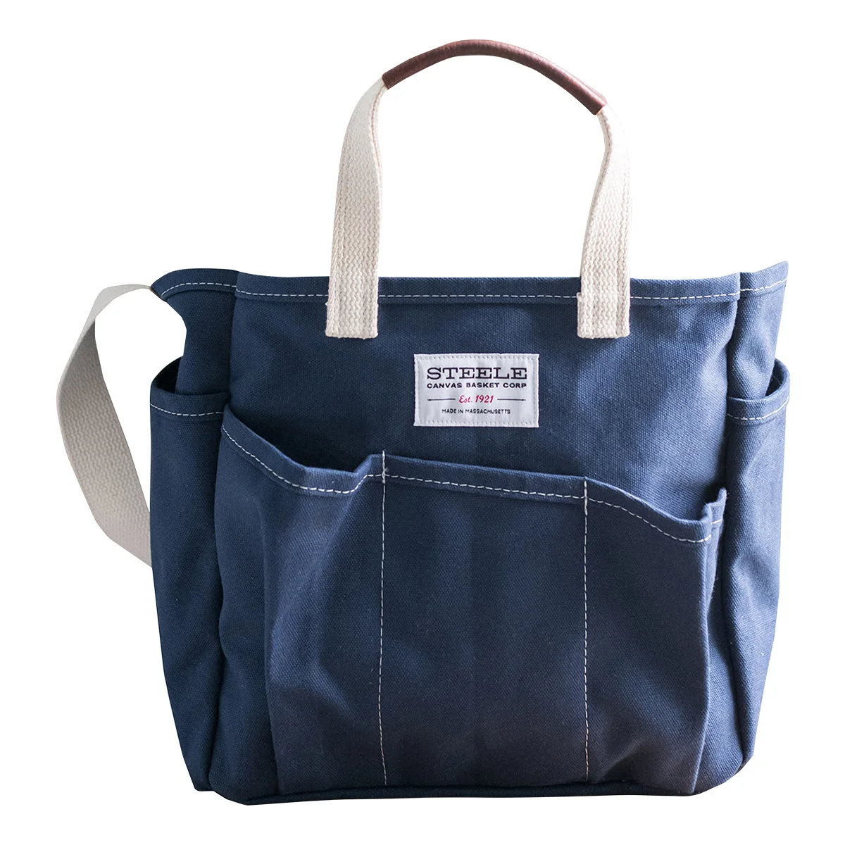 

Steele Canvas Canvas Utility Tote Navy clothes organizer toy storage YJ