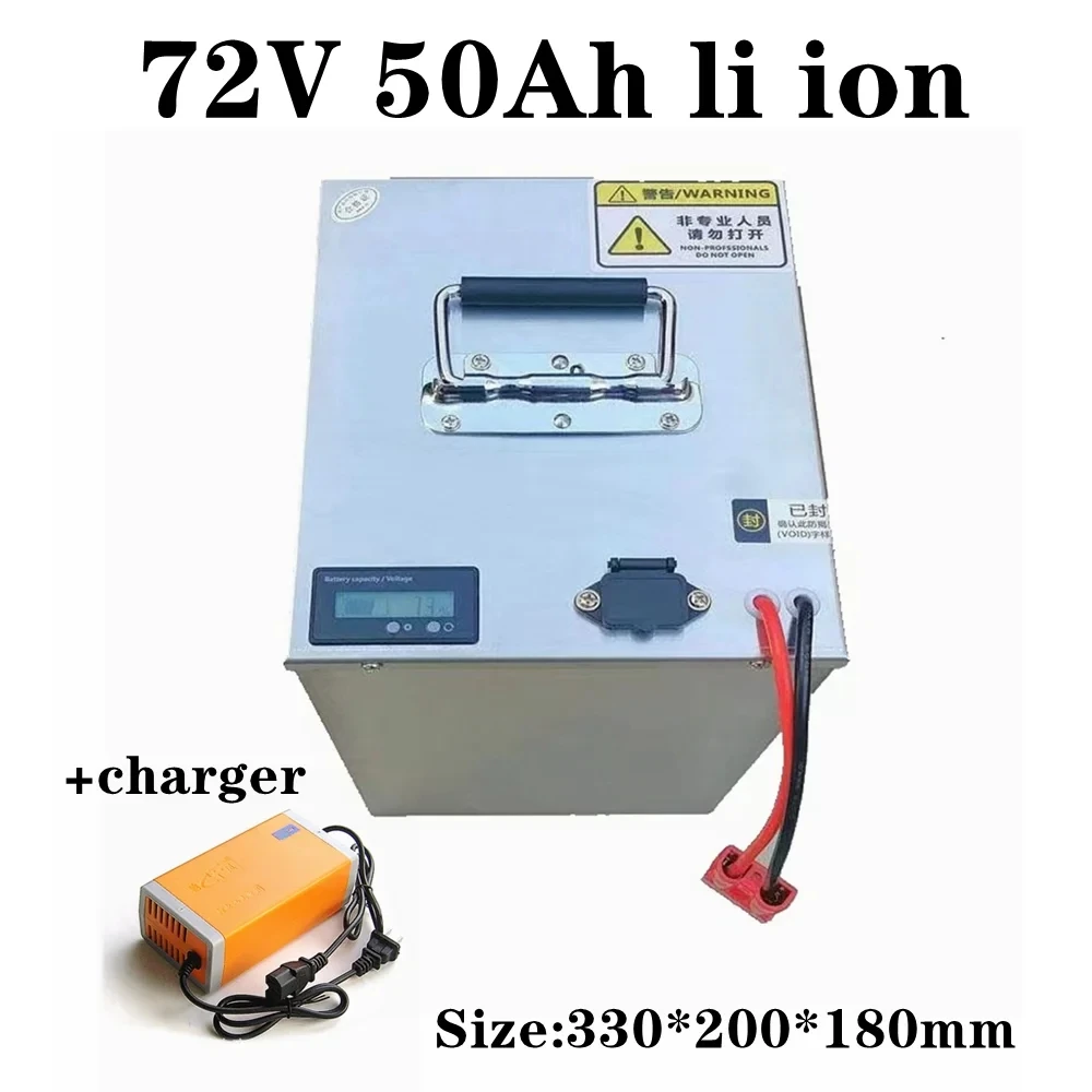 

72v 50Ah lithium ion escooter battery pack for 5000W 8000W range ebike surron superbike electric motorcycle with charger