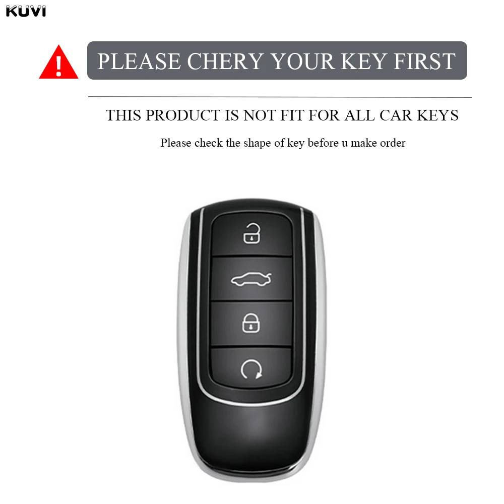 Fashion TPU Car Remote Key Case Cover Shell For Chery Tiggo 8 Pro Tiggo 8plus New 5 Plus 7pro Omoda 5 Protector Fob Accessories
