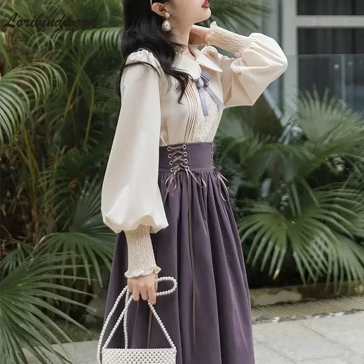 

Fashion Outfit Skirt Women's Early Spring Partysu Temperamental French Minority Skirt Two-Piece Set Autumn 2023 New